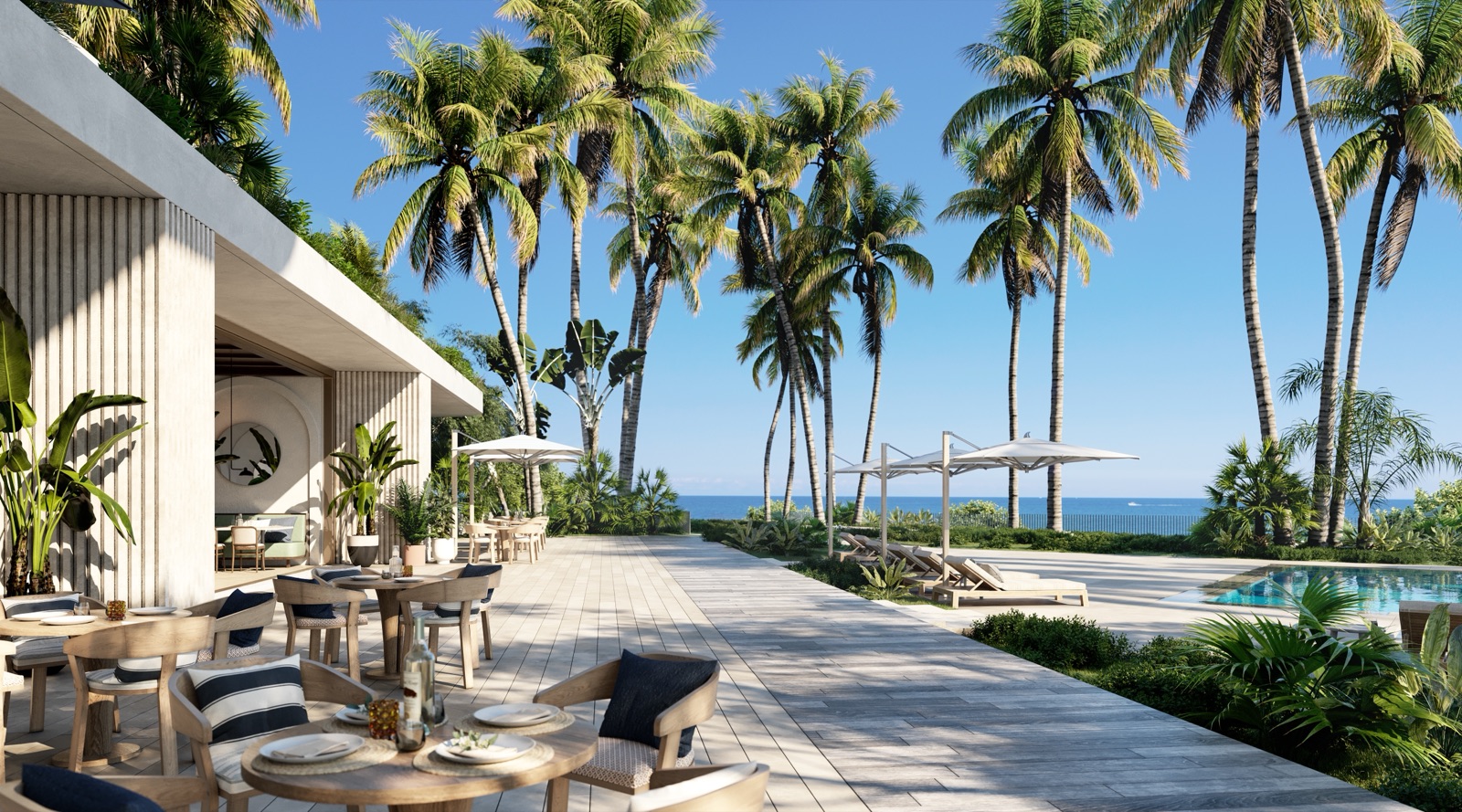 Oceanfront restaurant at The Perigon — Michelin-starred chef Shaun Hergatt, exclusive to residents.